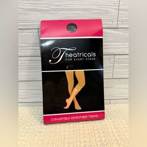 Theatricals Convertible Microfiber Tights - Black - Adult L